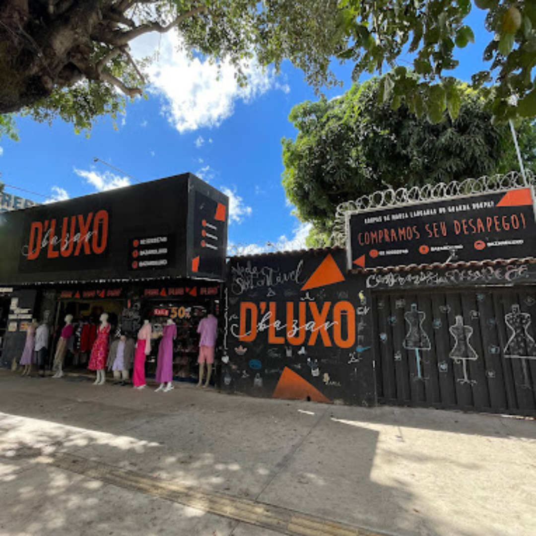 Fachada da Unidade 1 do Bazar D’Luxo na Avenida Goiás